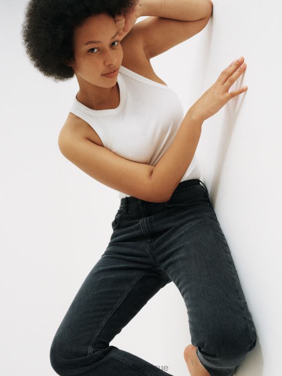 ARKET débardeur côtelé femmes blanc T46DR275 vêtements