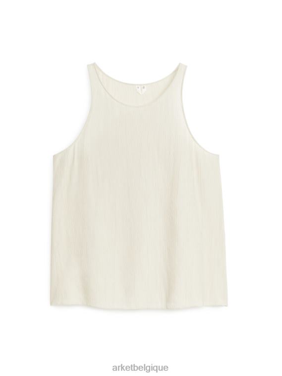 ARKET débardeur tissé femmes blanc cassé T46DR40 vêtements