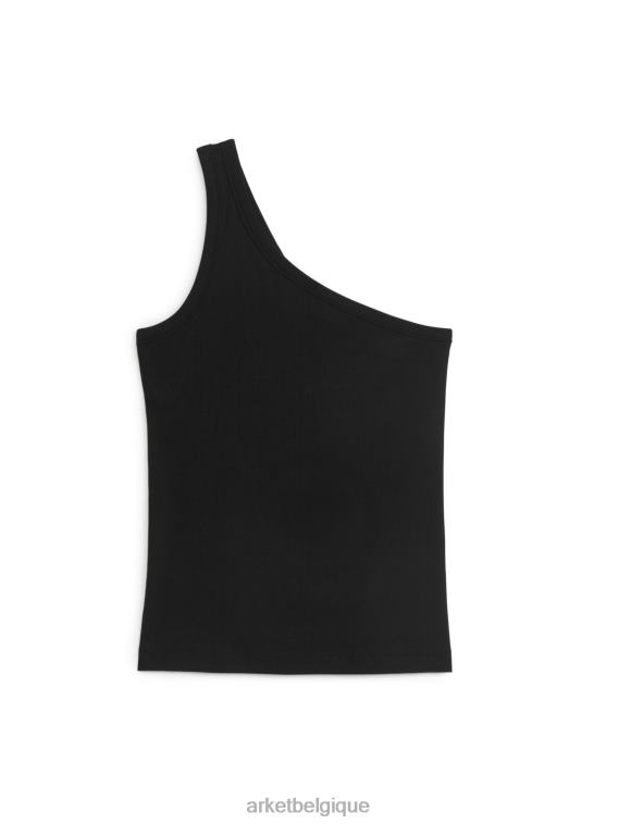 ARKET haut à une épaule femmes noir T46DR279 vêtements