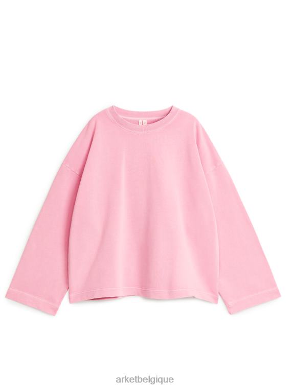 ARKET sweat ample femmes rose T46DR312 vêtements