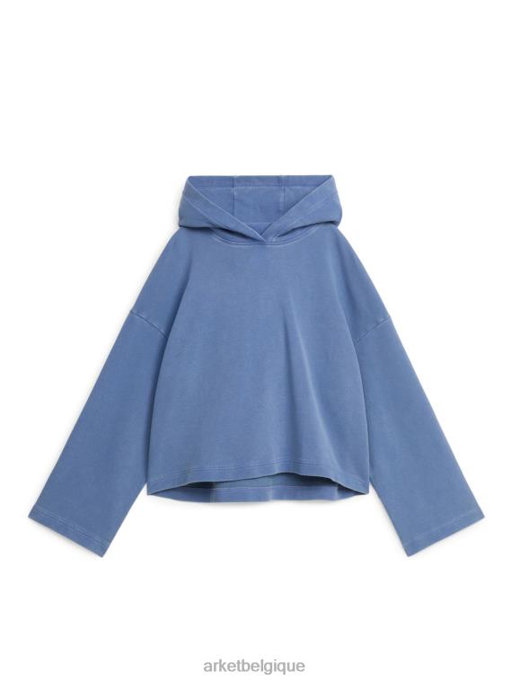 ARKET sweat à capuche décontracté femmes bleu T46DR325 vêtements