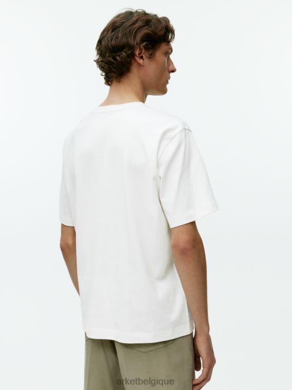 ARKET t-shirt café femmes blanc T46DR1039 vêtements