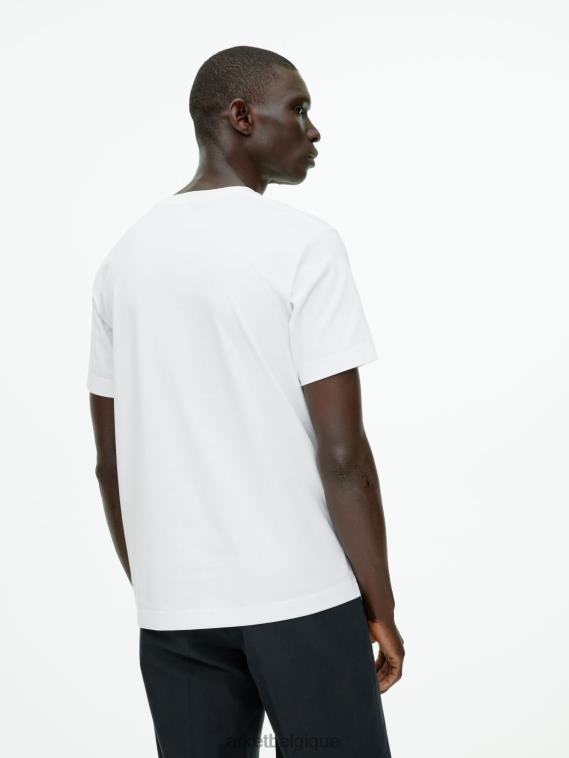 ARKET t-shirt d'épaisseur moyenne femmes blanc T46DR987 vêtements