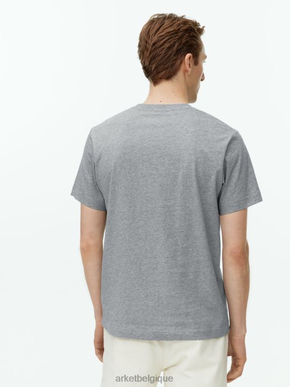 ARKET t-shirt d'épaisseur moyenne femmes gris mélangé T46DR988 vêtements