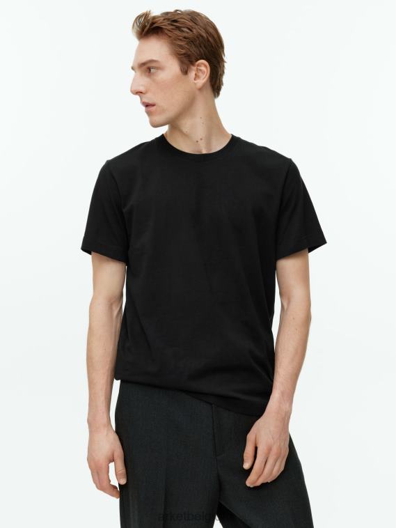 ARKET t-shirt d'épaisseur moyenne femmes noir T46DR992 vêtements