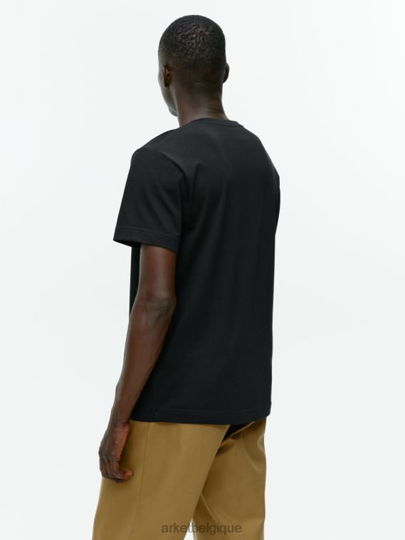 ARKET t-shirt d'épaisseur moyenne femmes noir T46DR992 vêtements