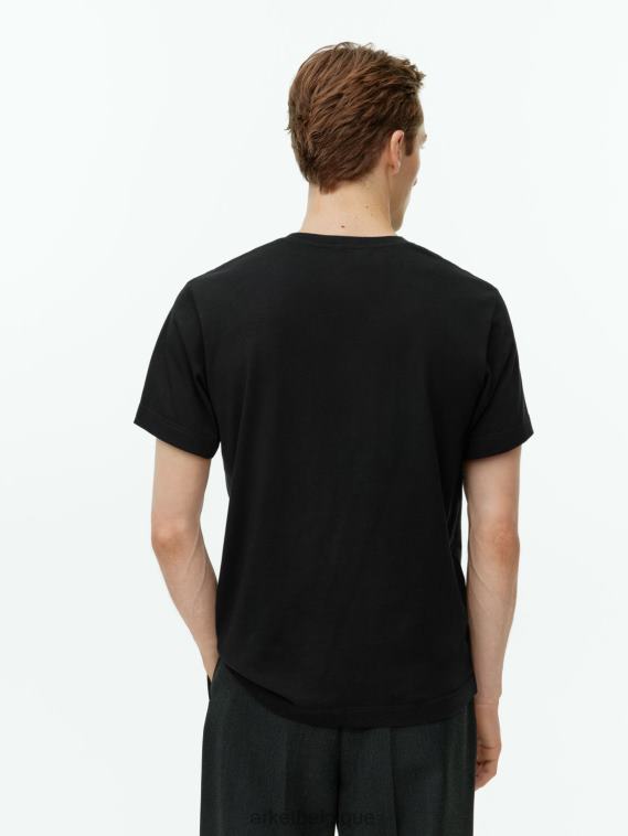 ARKET t-shirt d'épaisseur moyenne femmes noir T46DR992 vêtements