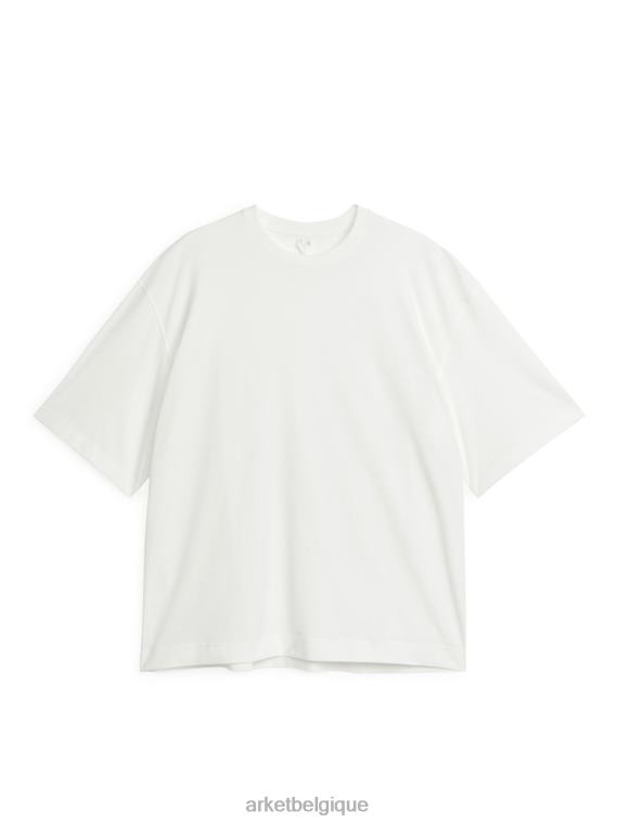 ARKET t-shirt léger oversize femmes blanc T46DR1032 vêtements