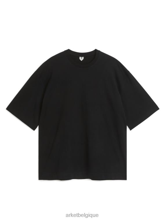 ARKET t-shirt léger oversize femmes noir T46DR1031 vêtements