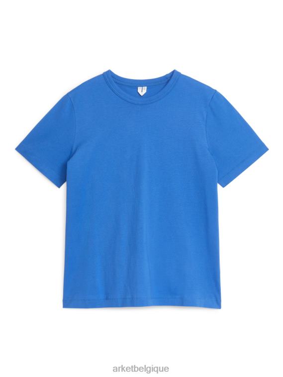 ARKET t-shirt à manches courtes femmes bleu brillant T46DR334 vêtements