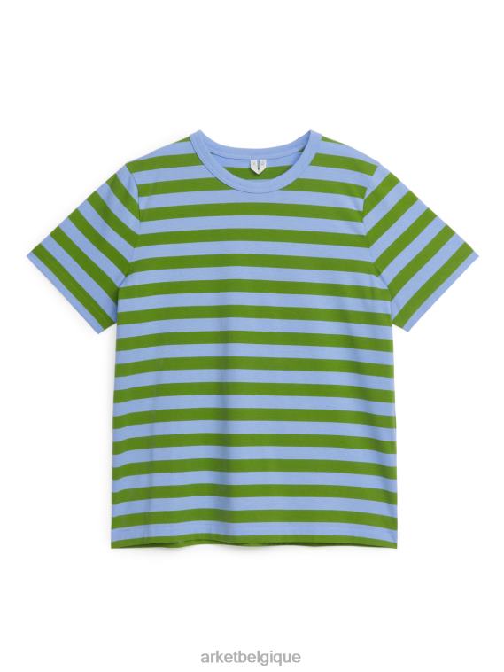 ARKET t-shirt à manches courtes femmes vert/lilas T46DR331 vêtements