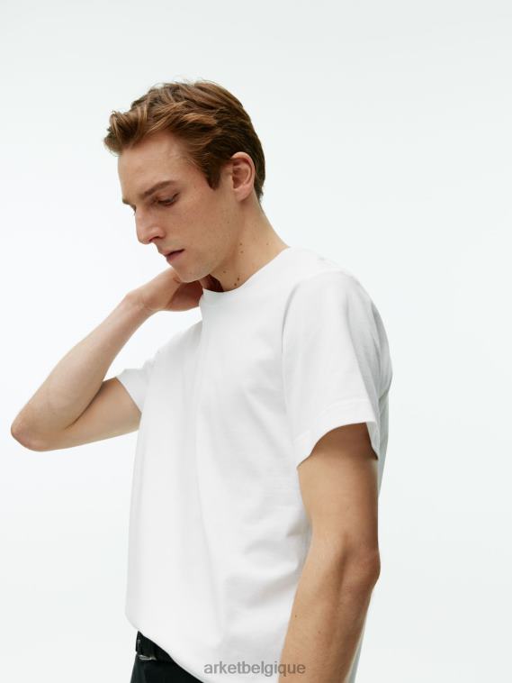 ARKET t-shirt épais femmes blanc T46DR995 vêtements