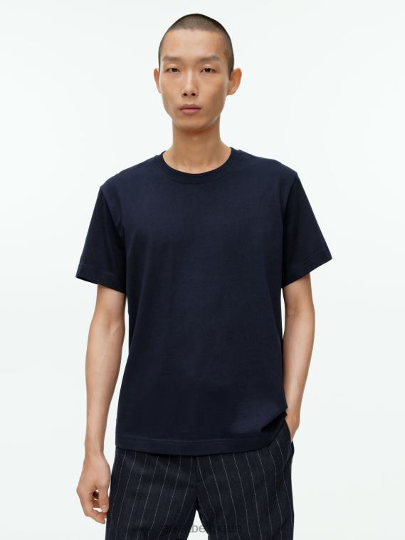 ARKET t-shirt épais femmes bleu foncé T46DR999 vêtements