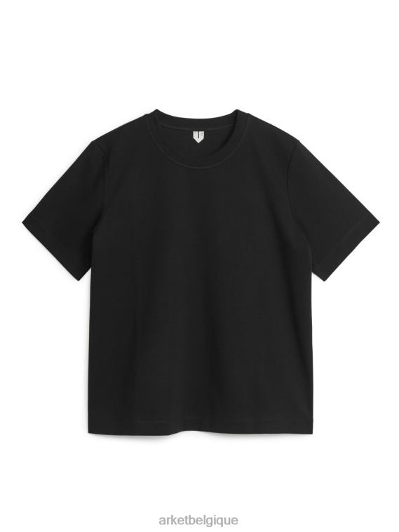 ARKET t-shirt épais femmes noir T46DR341 vêtements