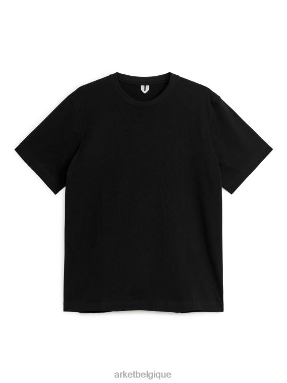 ARKET t-shirt épais femmes noir T46DR998 vêtements