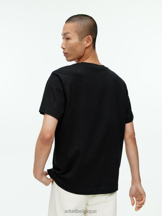 ARKET t-shirt épais femmes noir T46DR998 vêtements