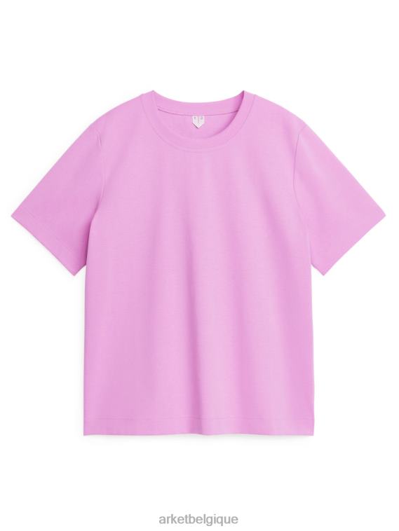 ARKET t-shirt épais femmes rose T46DR286 vêtements