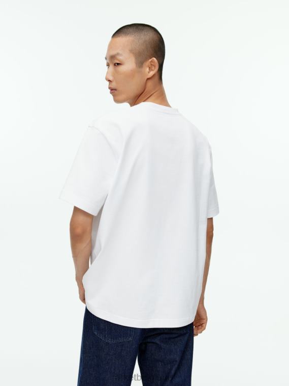 ARKET t-shirt épais oversize femmes blanc T46DR1005 vêtements
