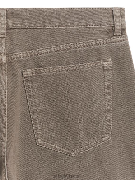 ARKET jean ample cloud low femmes Beige foncé T46DR160 vêtements
