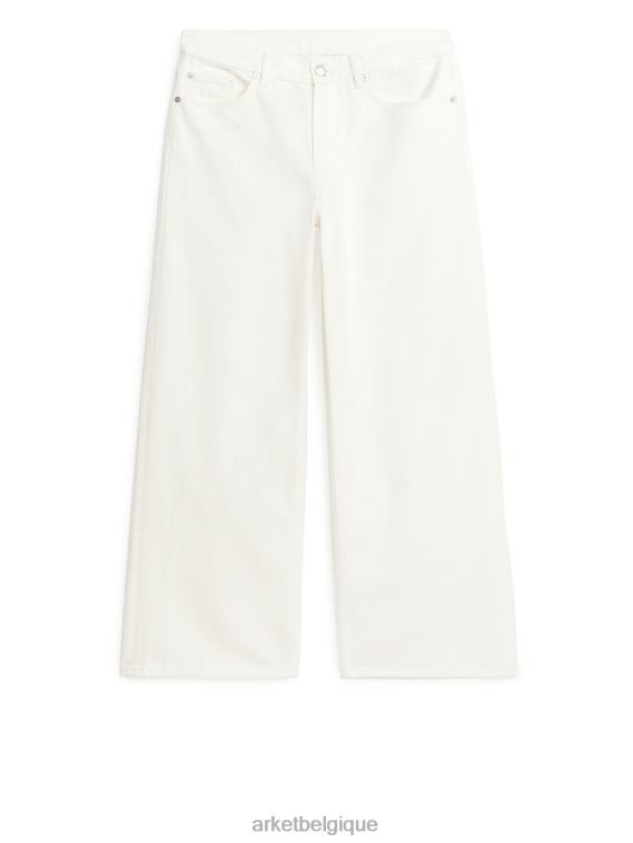 ARKET jean ample cloud low femmes blanc T46DR152 vêtements