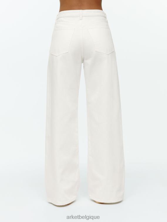 ARKET jean ample cloud low femmes blanc T46DR152 vêtements