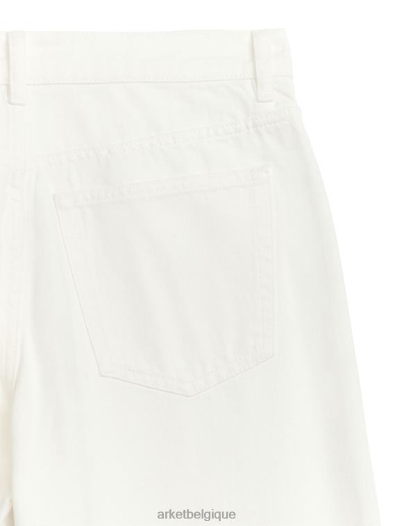 ARKET jean ample cloud low femmes blanc T46DR152 vêtements