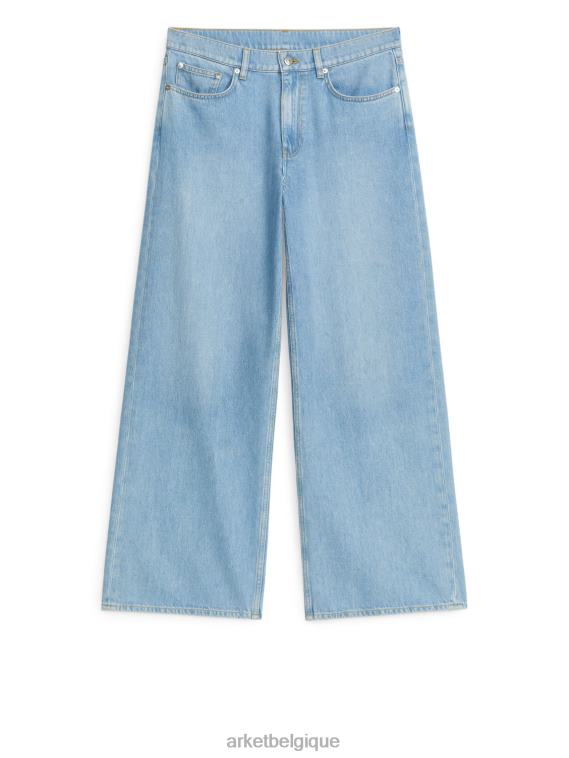 ARKET jean ample cloud low femmes bleu T46DR151 vêtements