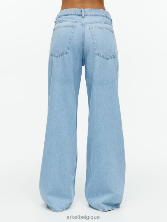 ARKET jean ample cloud low femmes bleu T46DR151 vêtements