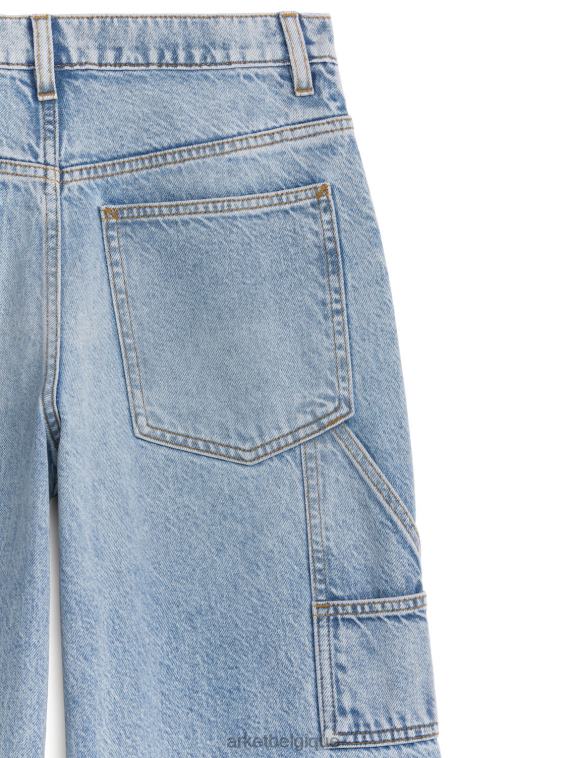 ARKET jean ample en saule femmes bleu clair T46DR141 vêtements