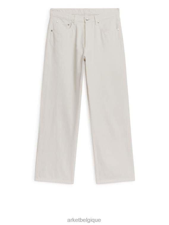 ARKET jean décontracté Shore Low femmes blanc T46DR139 vêtements