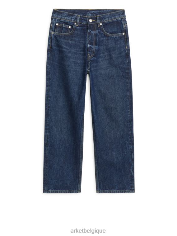 ARKET jean droit raccourci rose femmes bleu foncé T46DR166 vêtements