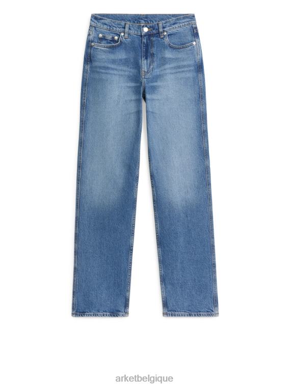 ARKET jean droit stretch dahlia femmes bleu moyen T46DR148 vêtements