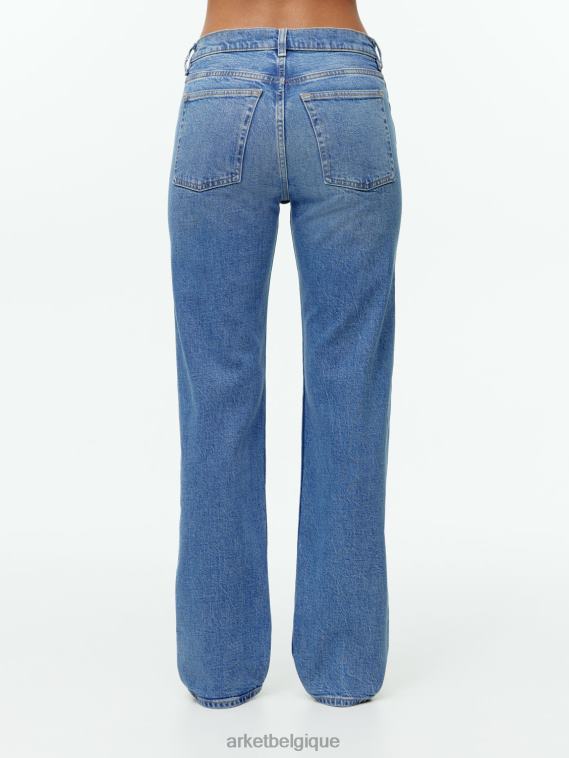 ARKET jean droit stretch dahlia femmes bleu moyen T46DR148 vêtements