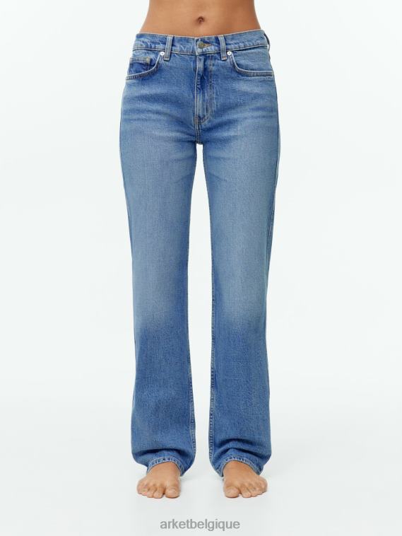 ARKET jean droit stretch dahlia femmes bleu moyen T46DR148 vêtements