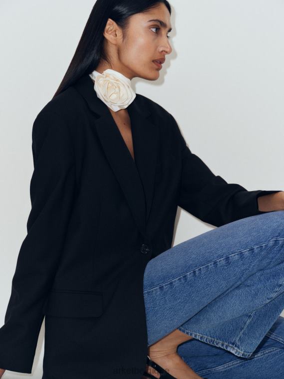 ARKET jean droit stretch dahlia femmes bleu moyen T46DR148 vêtements