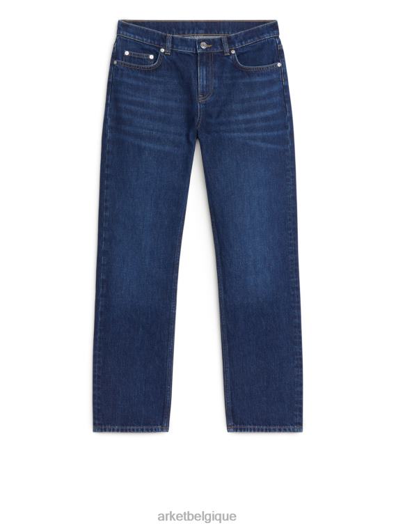 ARKET jean droit taille basse noisette femmes bleu vintage T46DR155 vêtements