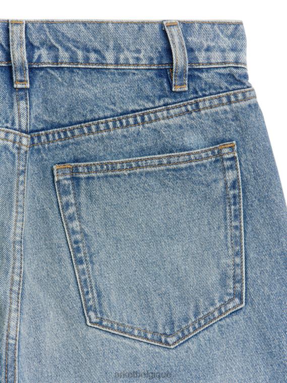 ARKET jean large taille haute en érable femmes bleu délavé T46DR159 vêtements