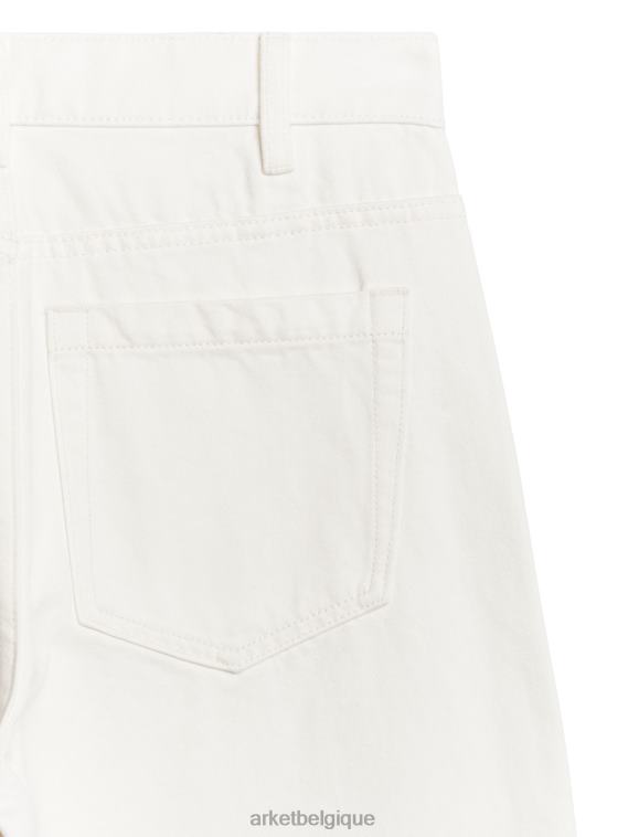 ARKET jean lupin évasé femmes blanc T46DR143 vêtements