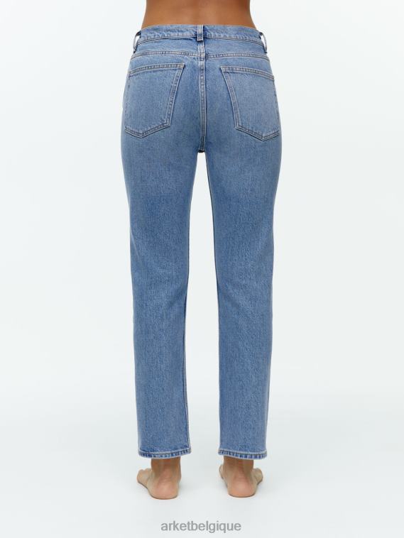 ARKET jean slim stretch court jade femmes bleu T46DR138 vêtements