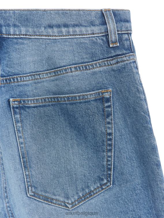 ARKET jean stretch droit raccourci rose femmes bleu T46DR157 vêtements