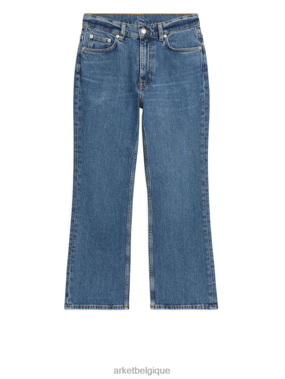 ARKET jean stretch raccourci évasé fougère femmes bleu T46DR161 vêtements
