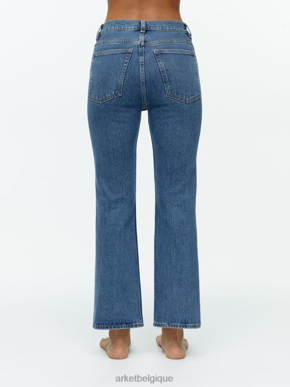 ARKET jean stretch raccourci évasé fougère femmes bleu T46DR161 vêtements