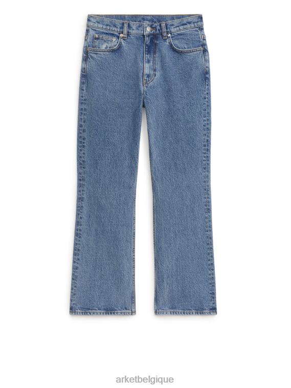 ARKET jean stretch raccourci évasé fougère femmes bleu clair T46DR162 vêtements