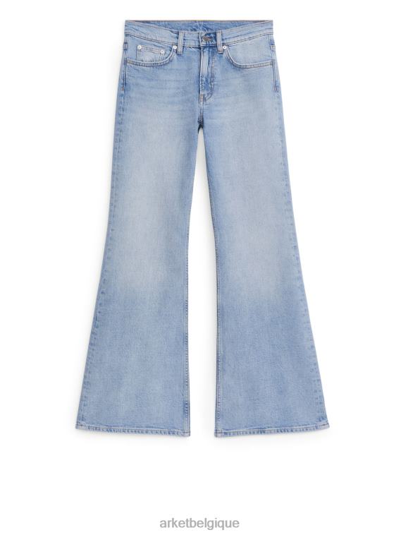 ARKET jean stretch évasé slim wave femmes bleu T46DR147 vêtements