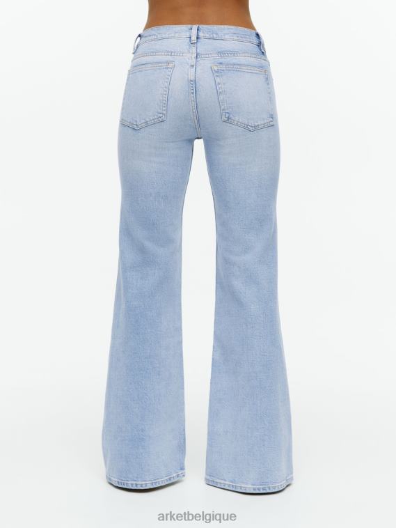ARKET jean stretch évasé slim wave femmes bleu T46DR147 vêtements