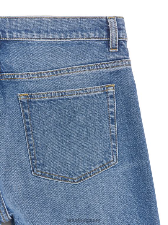 ARKET jean stretch évasé slim wave femmes bleu brillant T46DR144 vêtements