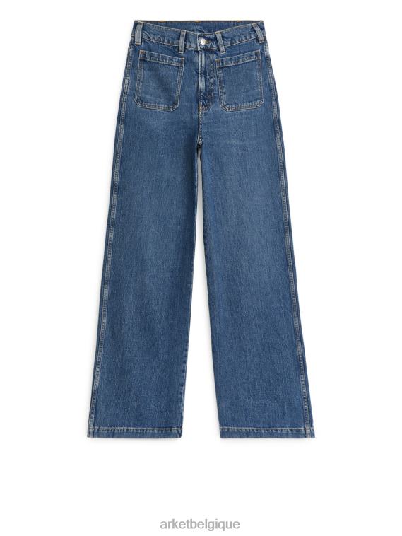 ARKET lupin - jean stretch évasé femmes bleu T46DR156 vêtements