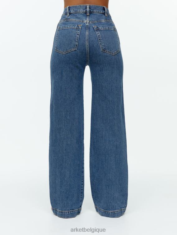 ARKET lupin - jean stretch évasé femmes bleu T46DR156 vêtements
