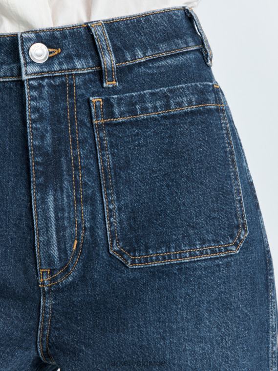 ARKET lupin - jean stretch évasé femmes bleu T46DR156 vêtements