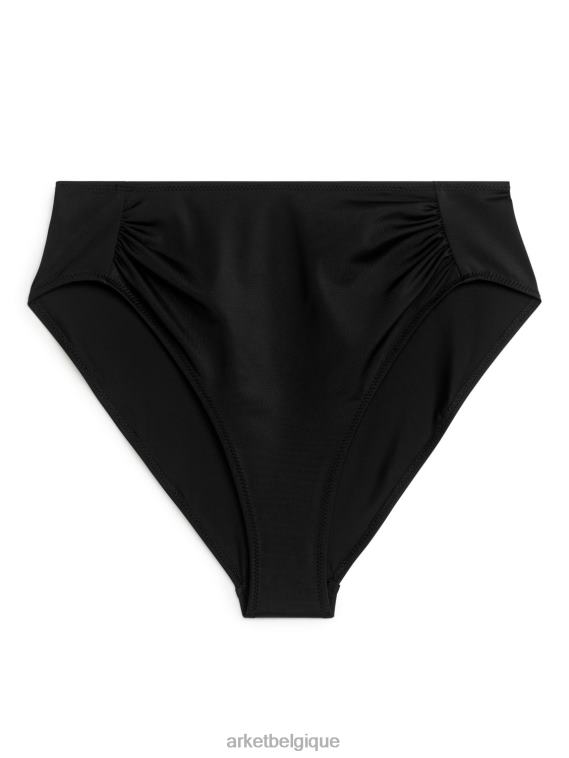 ARKET bas de bikini taille haute femmes noir T46DR610 vêtements